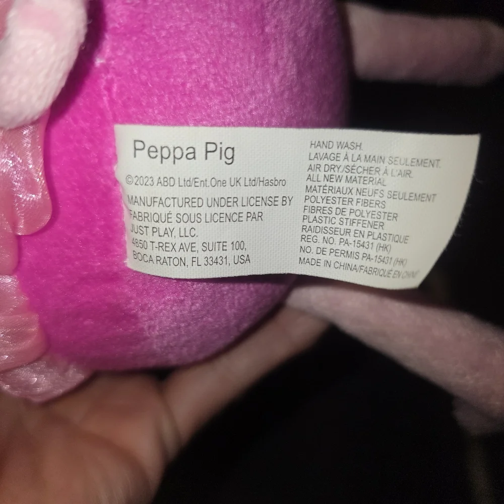 Peppa Pig And Friends Lot Of 4 GUC Plushies 2= 11in 2 =7in Like New - Picture 5 of 13